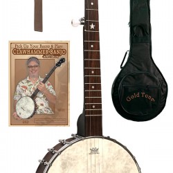 CC-OTA A-Scale Gold Tone Clawhammer Banjo Package