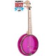 LG-A Gold Tone Little Gem (Amethyst): See-Through Banjo-Ukulele