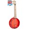 LG-R Gold Tone Little Gem (Ruby): See-Through Banjo-Ukulele