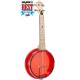 LG-R Gold Tone Little Gem (Ruby): See-Through Banjo-Ukulele