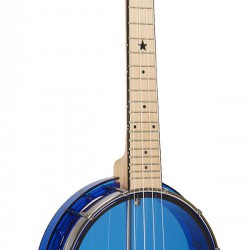 LG-S Gold Tone Little Gem (Sapphire): See-Through Banjo-Ukulele