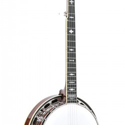 OB-3RF: Gold Tone Orange Blossom "Twanger" Pre-War Style Resonator Radiused Banjo 