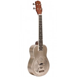 ResoUke/Tenor Gold Tone Tenor-Scale Metal Body Resonator Ukulele 